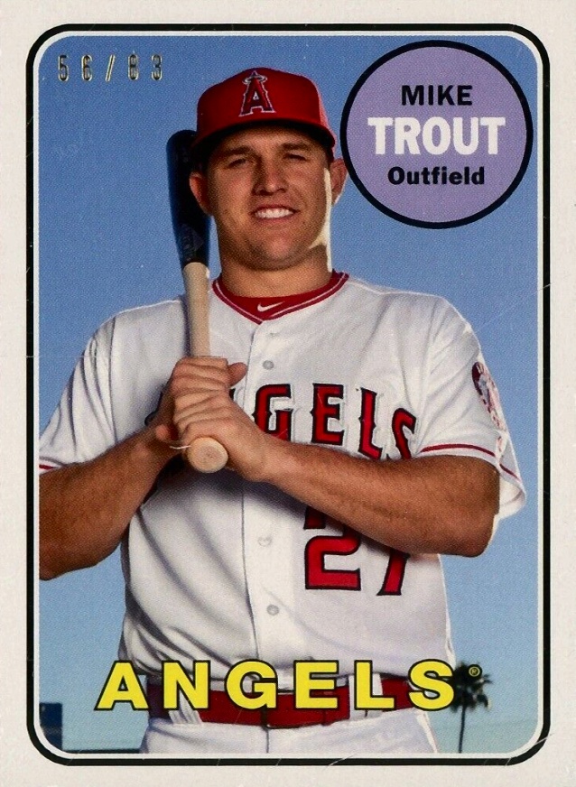 2019 Topps Transcendent VIP Party Mike Trout Through the Years Mike Trout #1969 Baseball Card