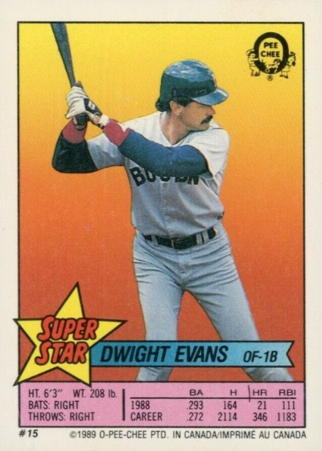 1989 O-Pee-Chee Stickers! Evans/Ryan/Tanana #15 Baseball Card