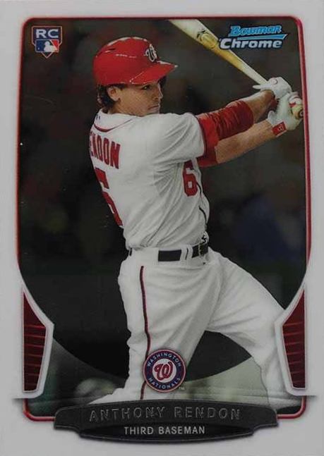 2013 Bowman Chrome Mini  Anthony Rendon #317 Baseball Card