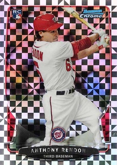 2013 Bowman Chrome Mini  Anthony Rendon #317 Baseball Card