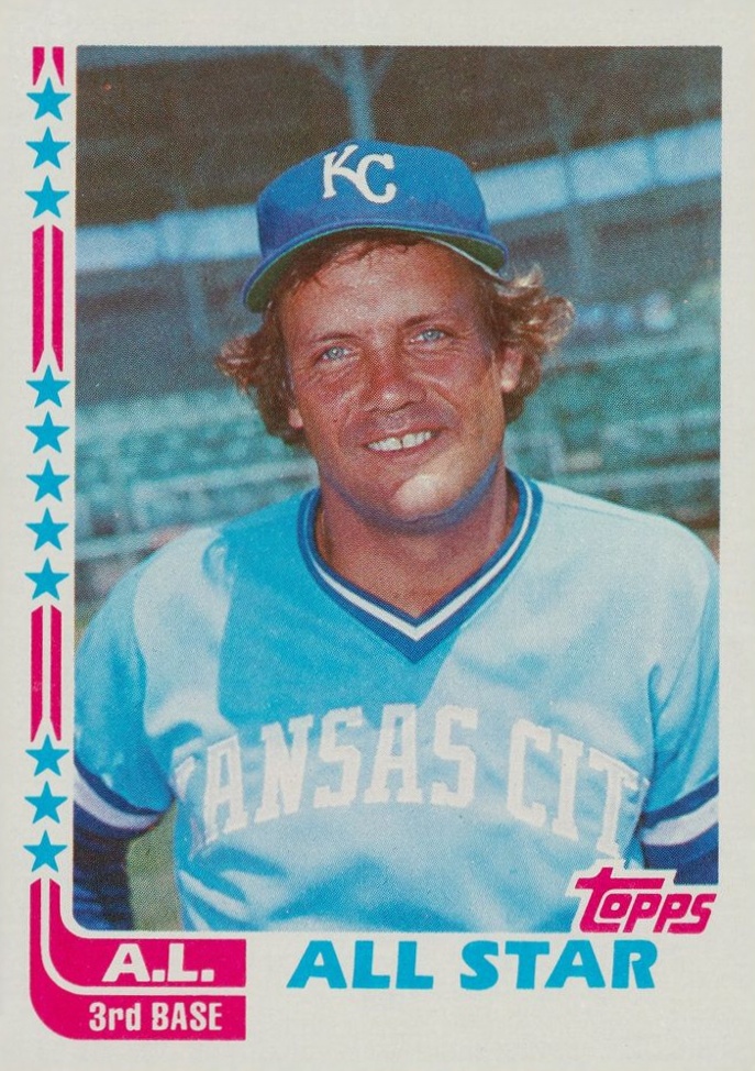 1982 Topps George Brett #549 Baseball Card