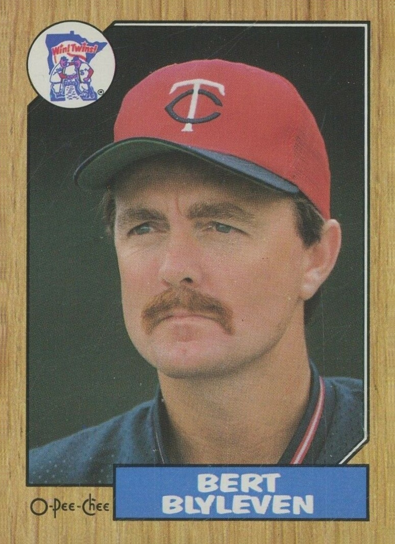 1987 O-Pee-Chee Bert Blyleven #25 Baseball Card