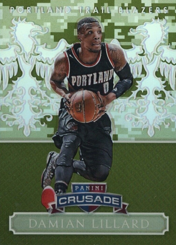 2014 Panini Excalibur Crusade Damian Lillard #69 Basketball Card