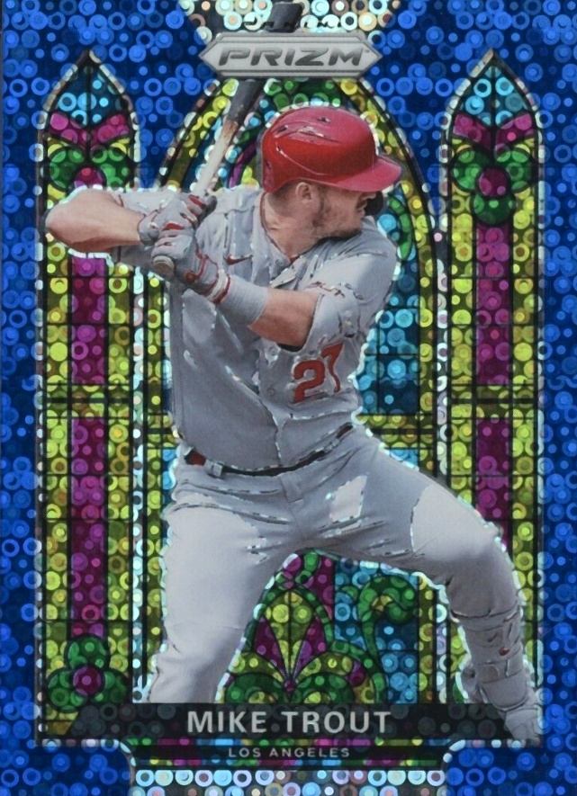 2021 Panini Prizm Stained Glass Mike Trout #SG-1 Baseball Card