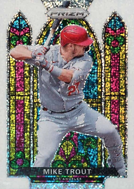 2021 Panini Prizm Stained Glass Mike Trout #SG-1 Baseball Card