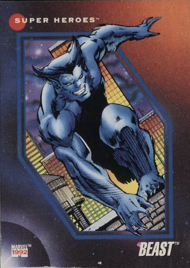 1992 Marvel Universe Beast #6 Non-Sports Card