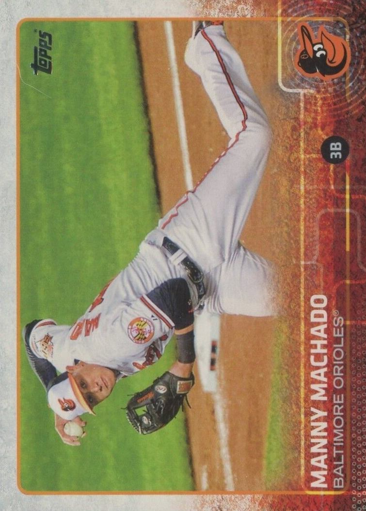 2015 Topps Manny Machado #136 Baseball Card