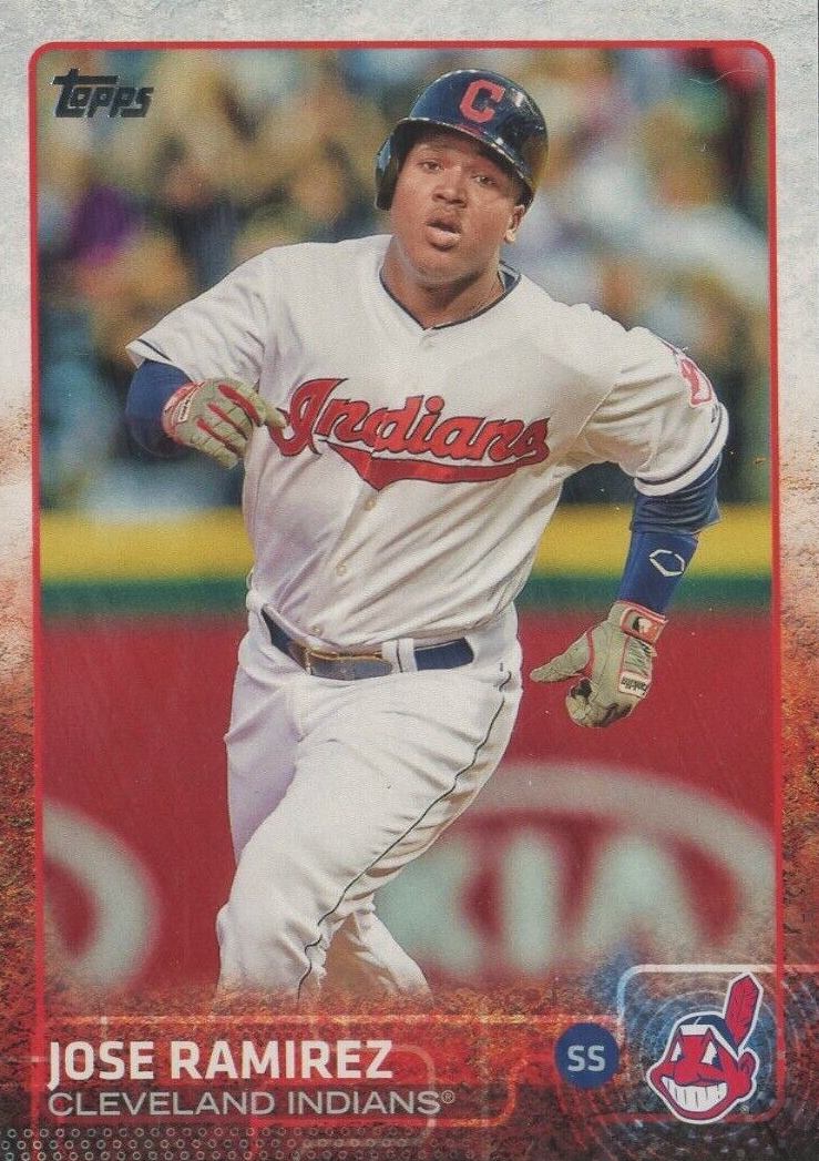 2015 Topps Jose Ramirez #447 Baseball Card