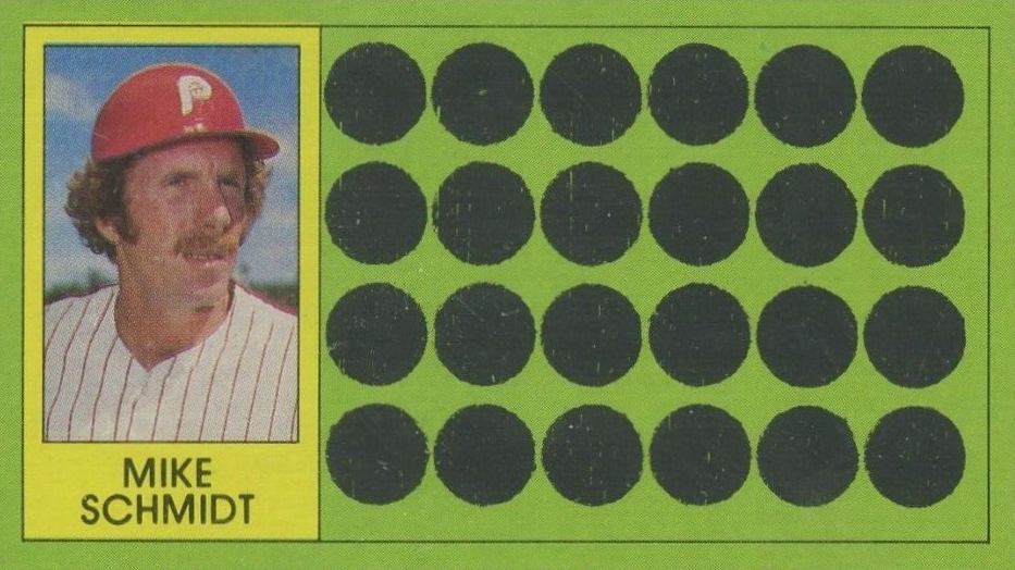 1981 Topps Scratch-Offs Mike Schmidt #60 Baseball Card