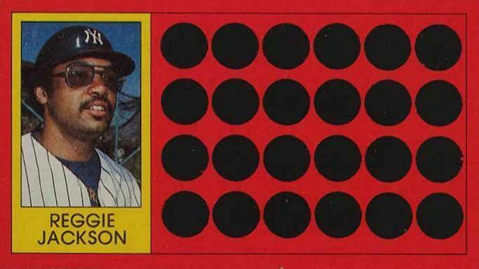 1981 Topps Scratch-Offs Reggie Jackson #3 Baseball Card