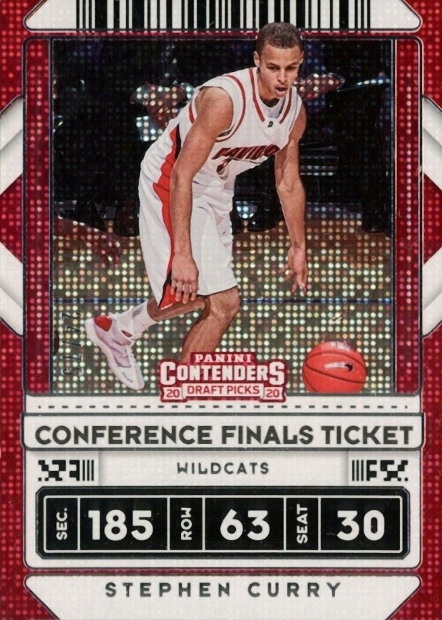 2020 Panini Contenders Draft Picks Stephen Curry #1V Basketball Card
