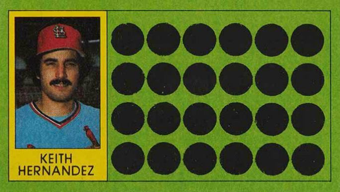 1981 Topps Scratch-Offs Keith Hernandez #67 Baseball Card