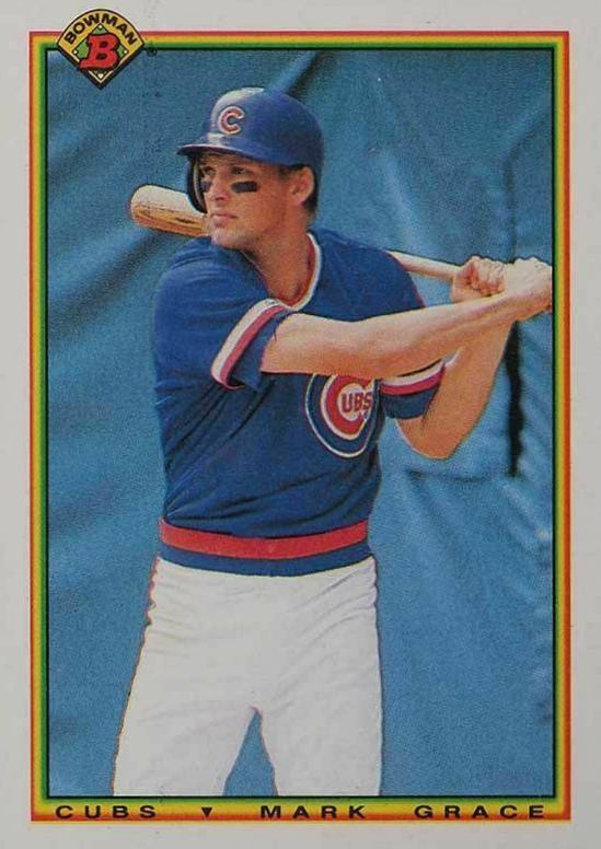 1990 Bowman Mark Grace #29 Baseball Card