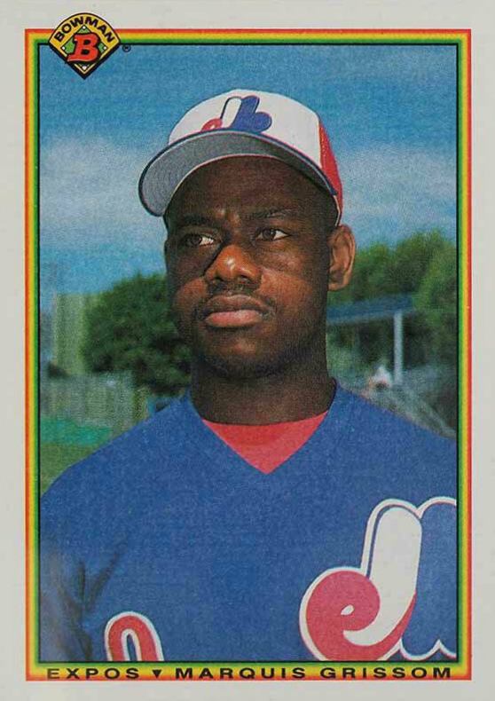 1990 Bowman Marquis Grissom #115 Baseball Card