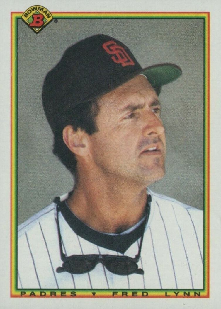 1990 Bowman Fred Lynn #216 Baseball Card