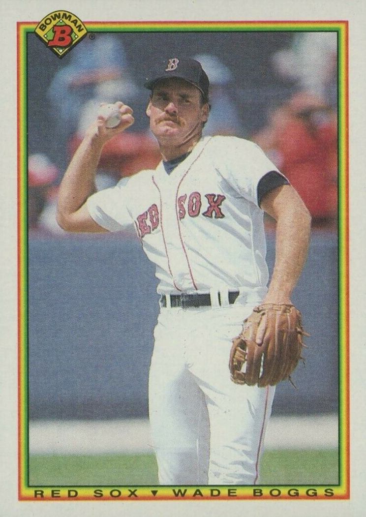 1990 Bowman Wade Boggs #281 Baseball Card