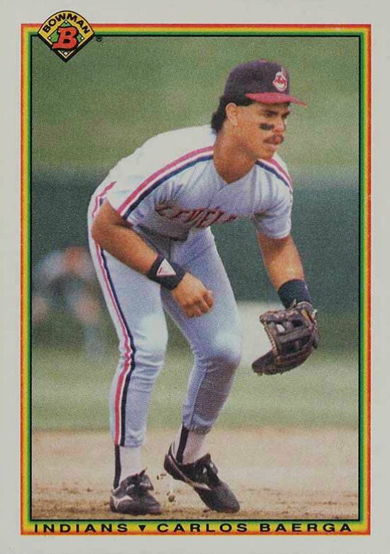 Carlos Baerga - Cleveland Indians (MLB Baseball Card) 1992 O-Pee