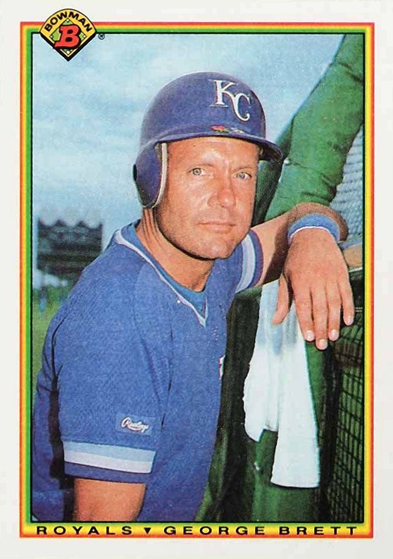 1990 Bowman George Brett #382 Baseball Card