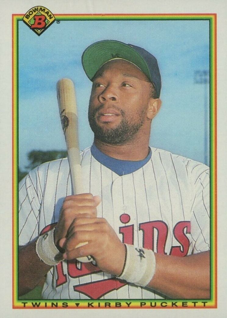1990 Bowman Kirby Puckett #424 Baseball Card
