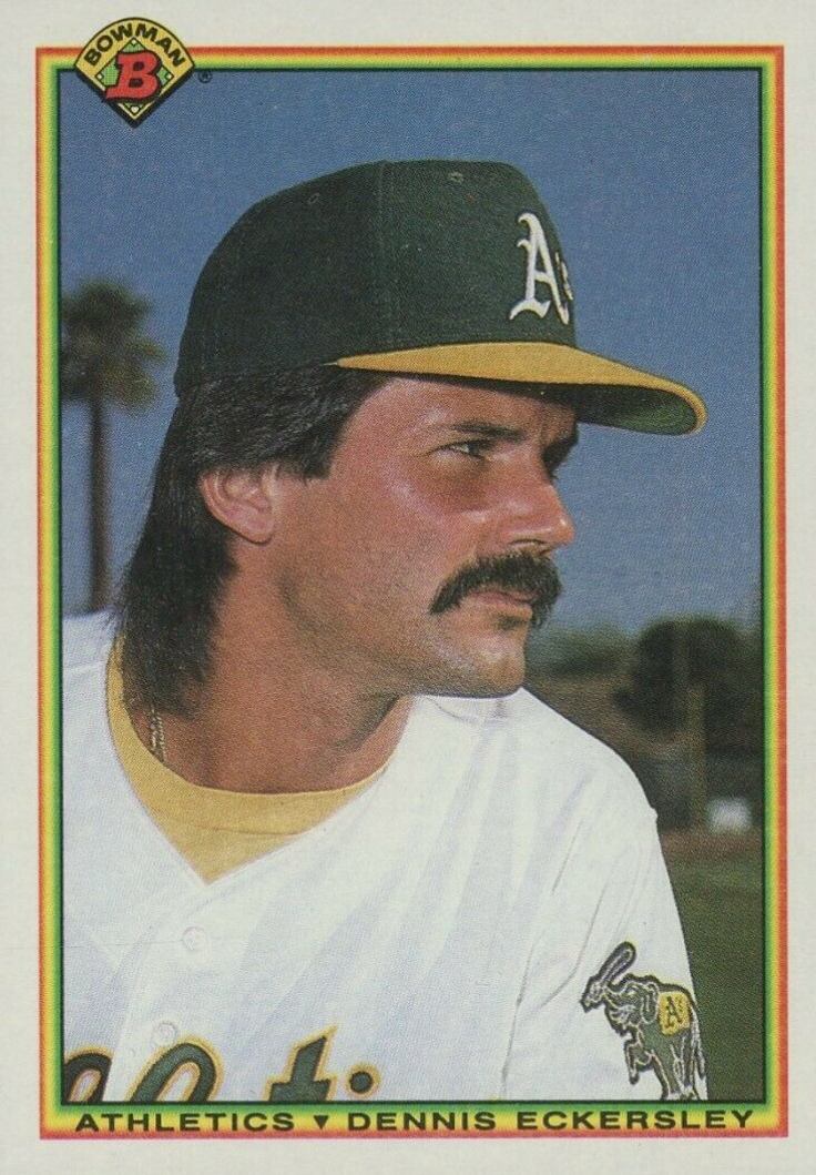 1990 Bowman Dennis Eckersley #451 Baseball Card