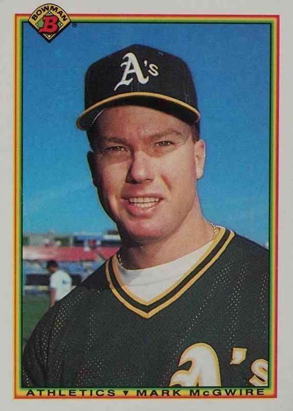 1990 Bowman Mark McGwire #454 Baseball Card