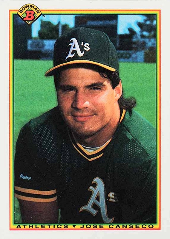 1990 Bowman Jose Canseco #460 Baseball Card