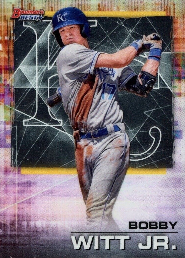 2021 Bowman's Best Bobby Witt Jr. #15 Baseball Card