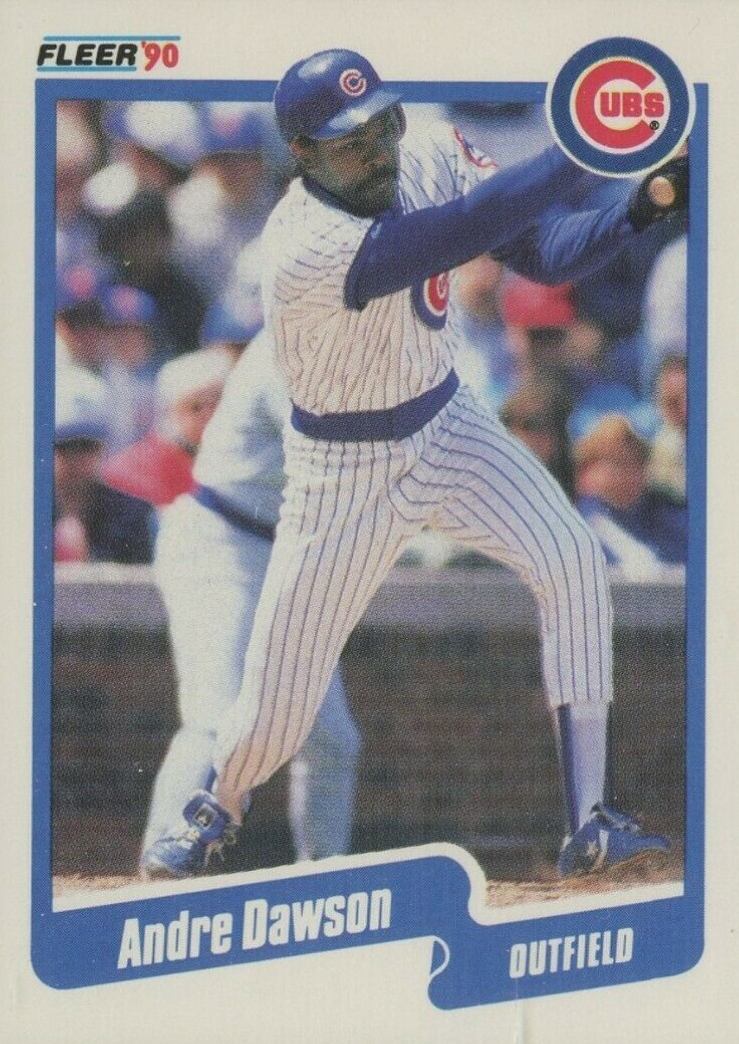 1990 Fleer Andre Dawson #29 Baseball Card