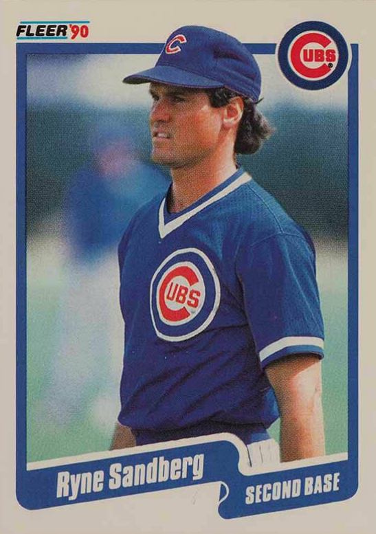 1990 Fleer Ryne Sandberg #40 Baseball Card