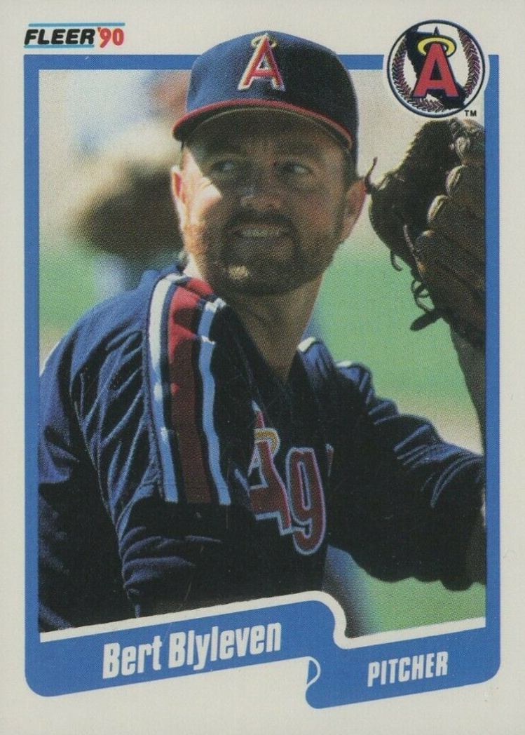 1990 Fleer Bert Blyleven #128 Baseball Card