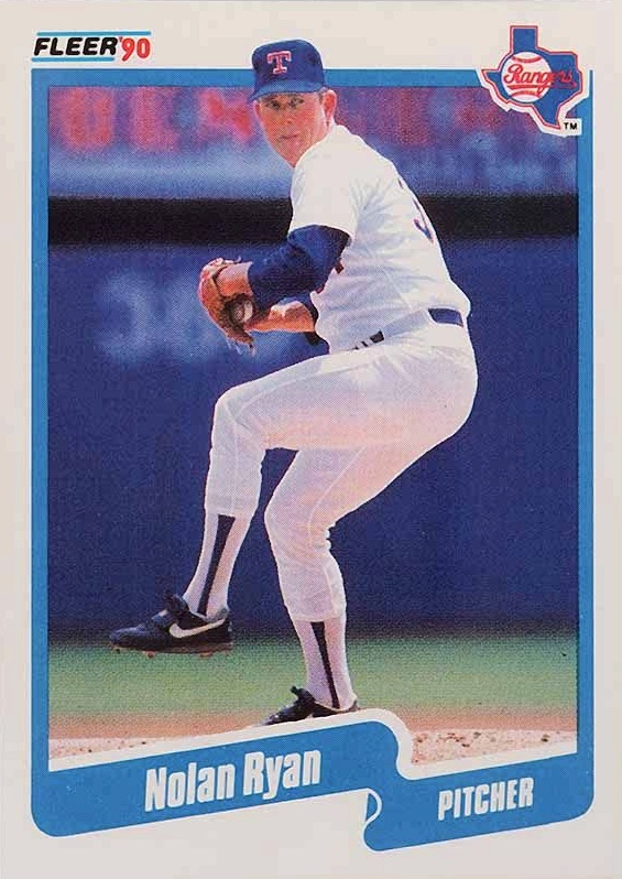 1990 Fleer Nolan Ryan #313 Baseball Card
