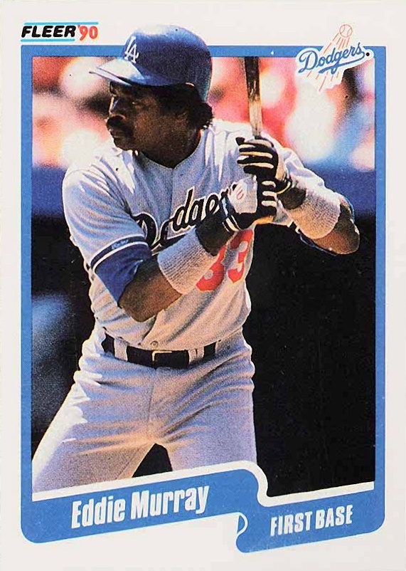 1990 Fleer Eddie Murray #404 Baseball Card