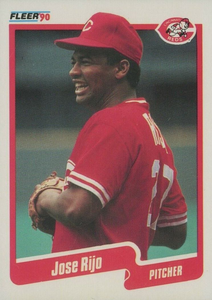 1990 Fleer Jose Rijo #430 Baseball Card