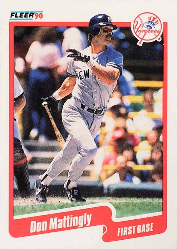 1990 Fleer Don Mattingly #447 Baseball Card