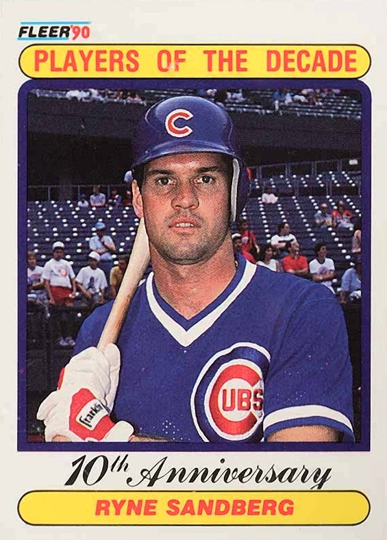 1990 Fleer Ryne Sandberg #625 Baseball Card