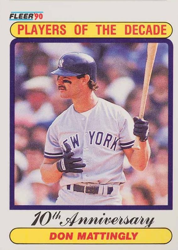 1990 Fleer Don Mattingly #626 Baseball Card