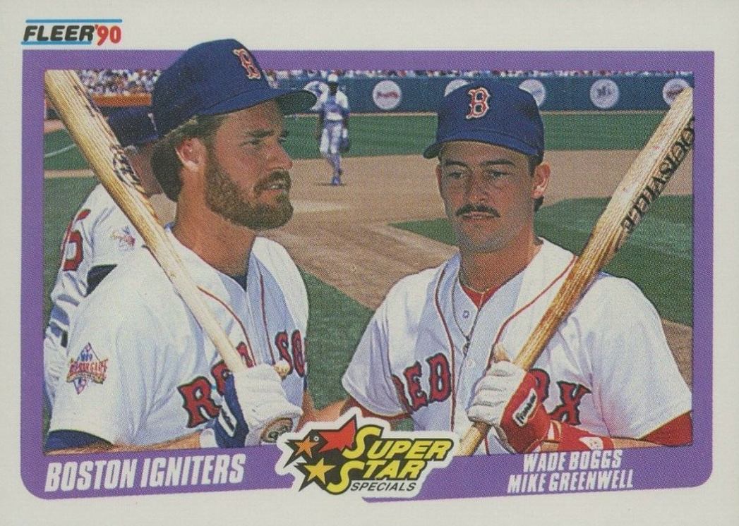 1990 Fleer M.Greenwell/W.Boggs #632 Baseball Card
