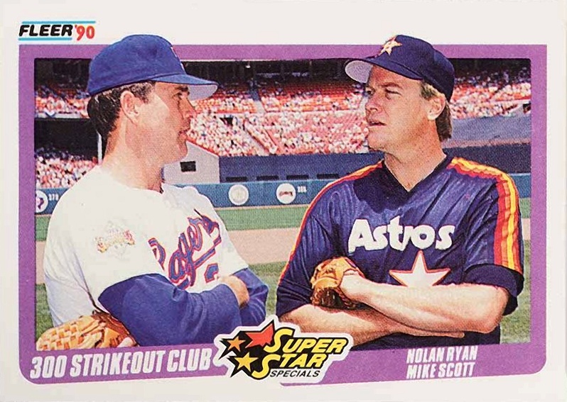 1990 Fleer M.Scott/N.Ryan #636 Baseball Card