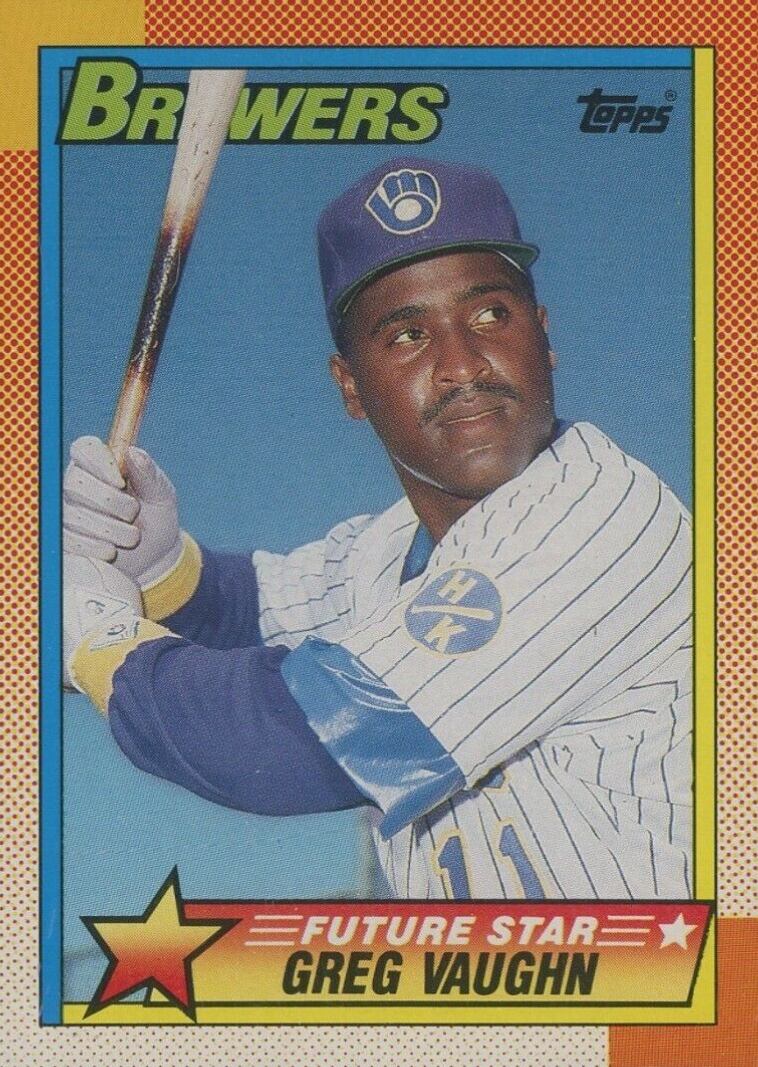 Greg Vaughn - Brewers #309 Flair 1994 Baseball Trading Card