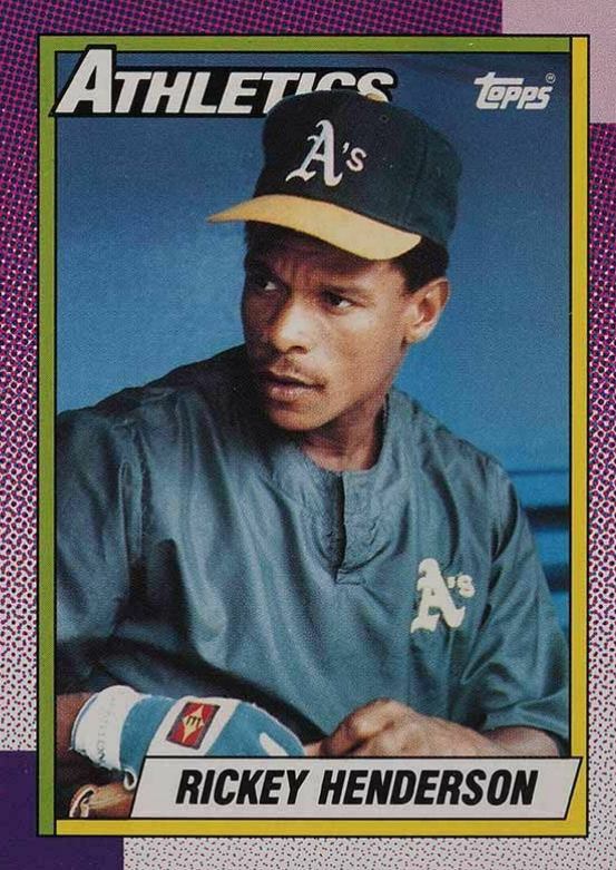 1990 O-Pee-Chee Rickey Henderson #450 Baseball Card