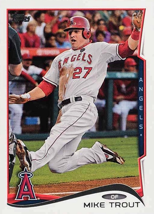 2014 Topps Mini Mike Trout #1 Baseball Card