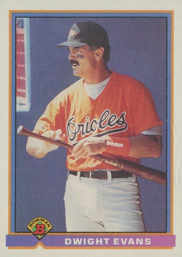 1991 Bowman Dwight Evans #103 Baseball Card