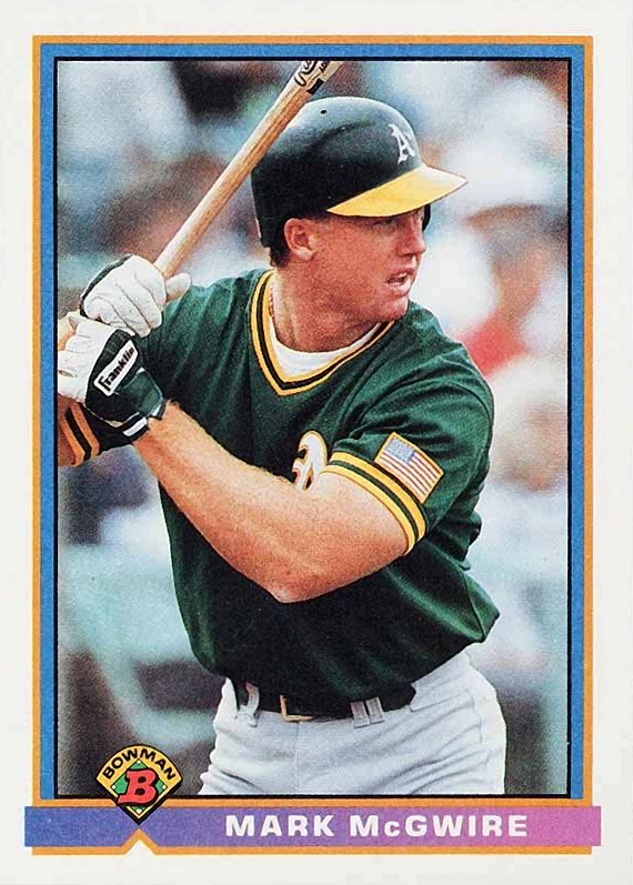 1991 Bowman Mark McGwire #234 Baseball Card