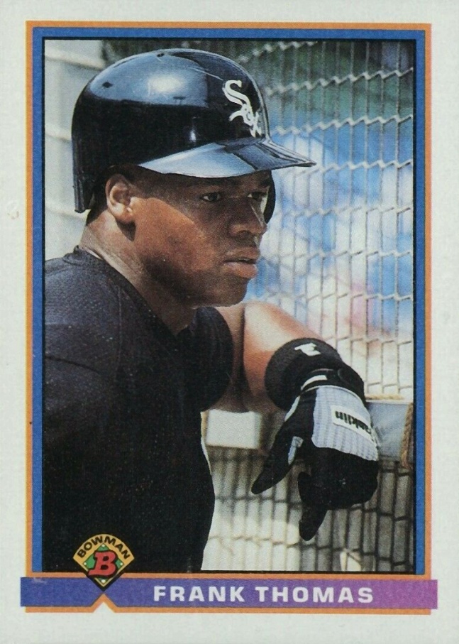 1991 Bowman Frank Thomas #366 Baseball Card