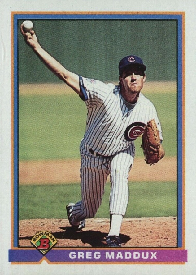 1991 Bowman Greg Maddux #426 Baseball Card