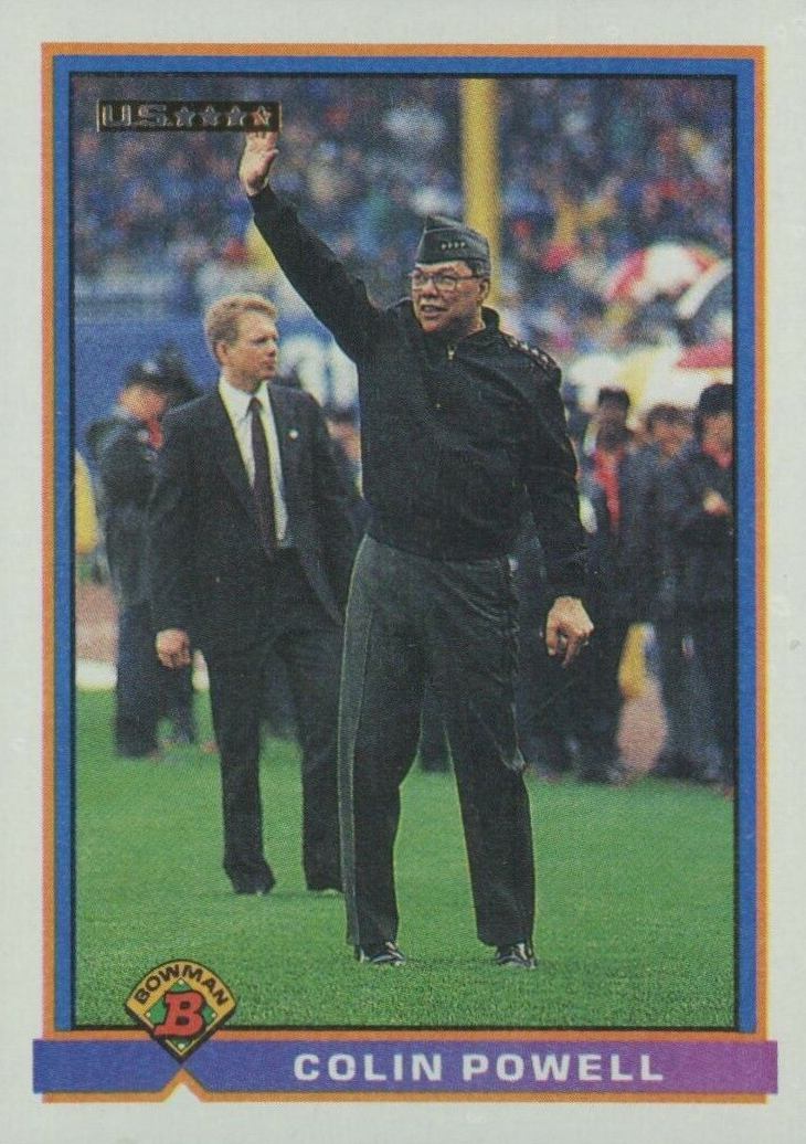 1991 Bowman Gen.Colin Powell #533 Baseball Card