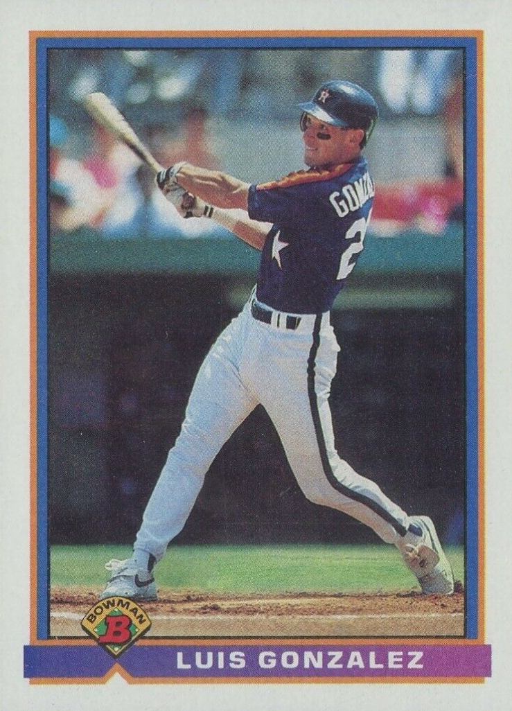 1991 Bowman Luis Gonzalez #550 Baseball Card