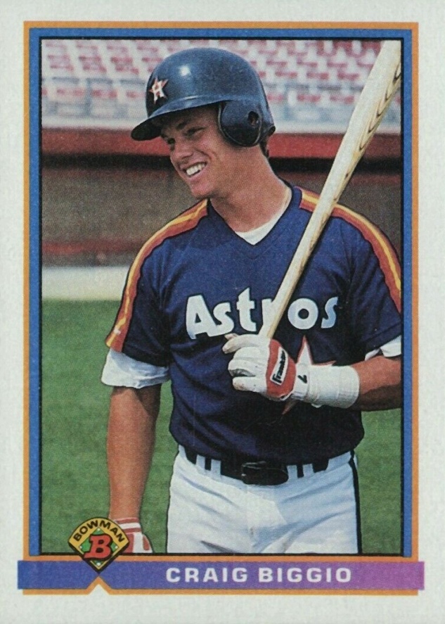 1991 Bowman Craig Biggio #556 Baseball Card
