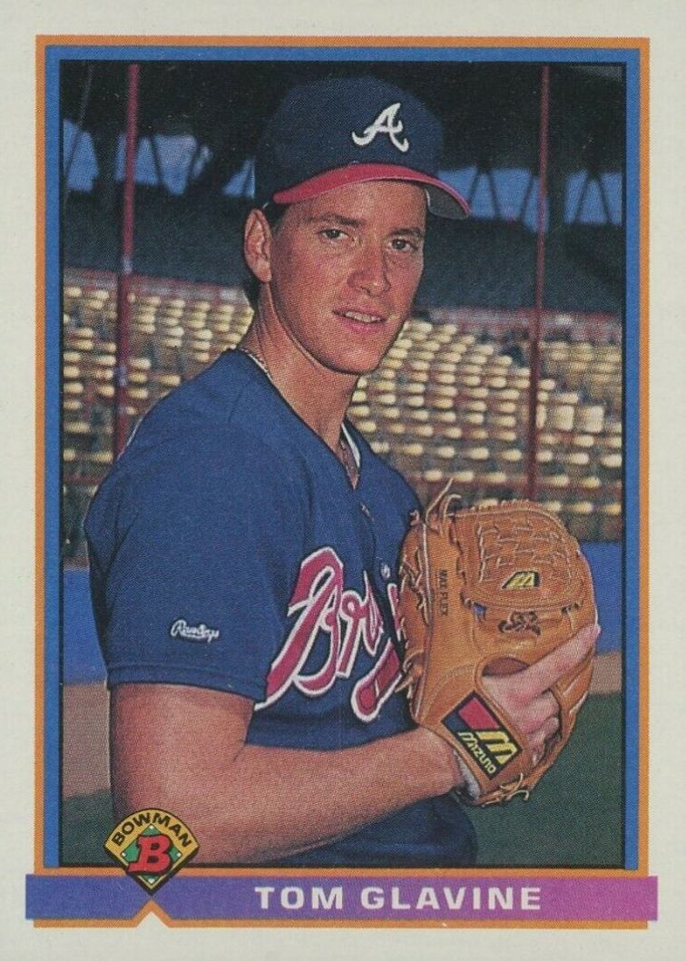 1991 Bowman Tom Glavine #576 Baseball Card