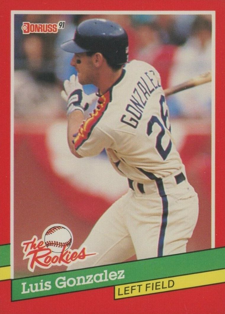 1991 Donruss Rookies Luis Gonzalez #17 Baseball Card